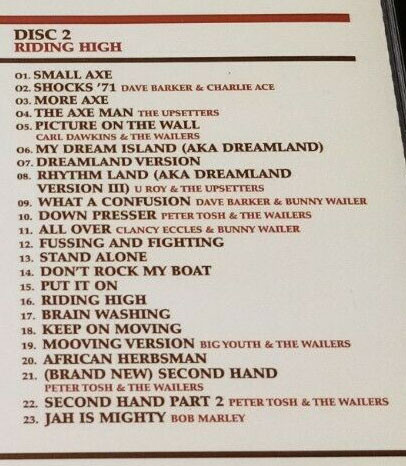 Bob Marley & The Wailers - Small Axe (The UK Upsetter Recordings 1970 To 1972) | Trojan Records (SPECXX2049) - 4 Bob Marley & The Wailers - Small Axe (The UK Upsetter Recordings 1970 To 1972) | Trojan Records (SPECXX2049) - 4