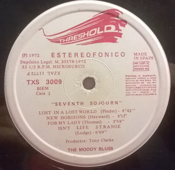 The Moody Blues - Seventh Sojourn | Threshold (TXS 3009) - 4