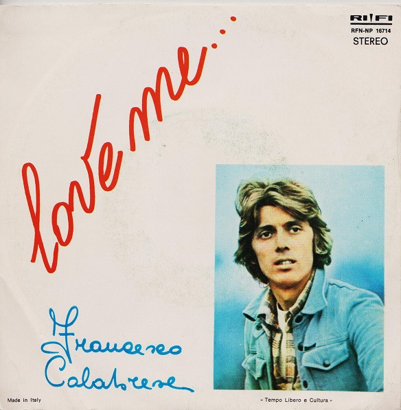 Francesco Calabrese - Love Me... | Rifi (RFN-NP 16714) - main