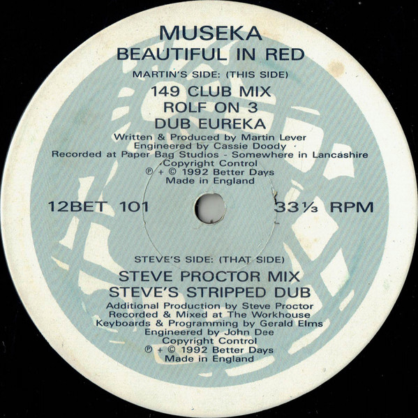 Museka - Beautiful In Red | Better Days (12 BET 101) - 3