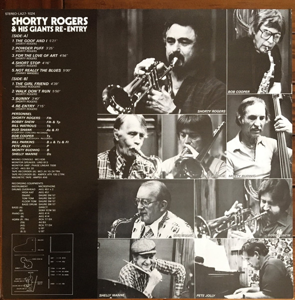 Shorty Rogers And His Giants - Re-Entry | Atlas Record (LA27-1024) - 4
