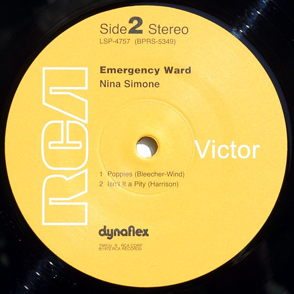 Nina Simone - In Concert - Emergency Ward! | Speakers Corner Records (LSP-4757) - 4