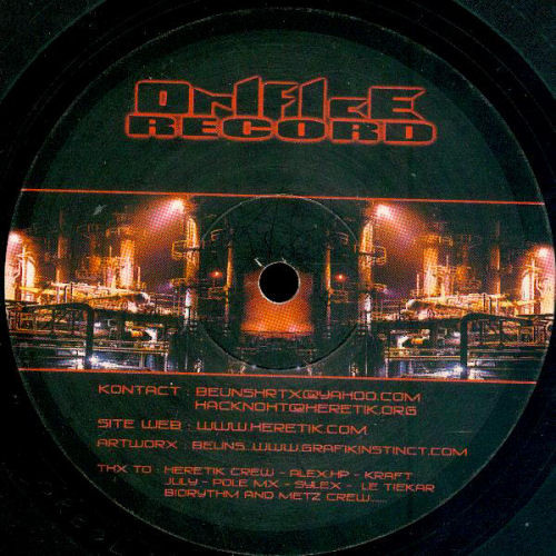 Hacknoht / Beuns - Orifice Bruyant | Orifice Record (ORB 04) - 2