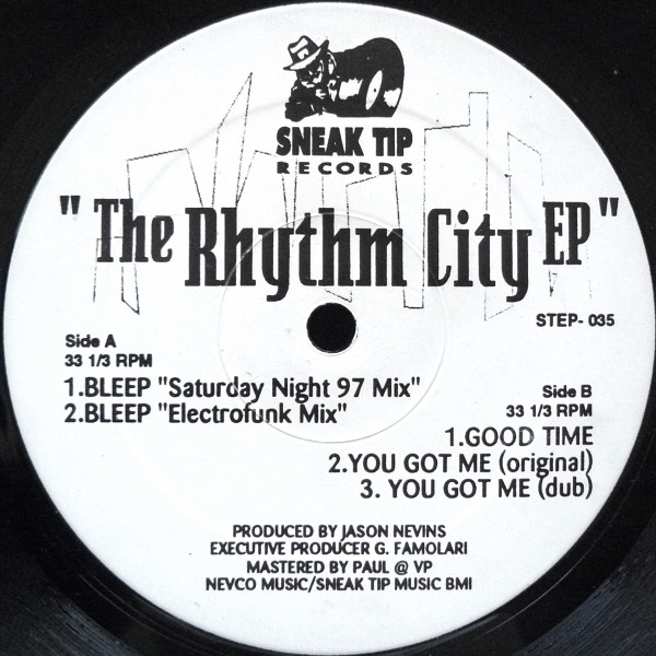 Jason Nevins - The Rhythm City EP | Sneak Tip Records (STEP-035)