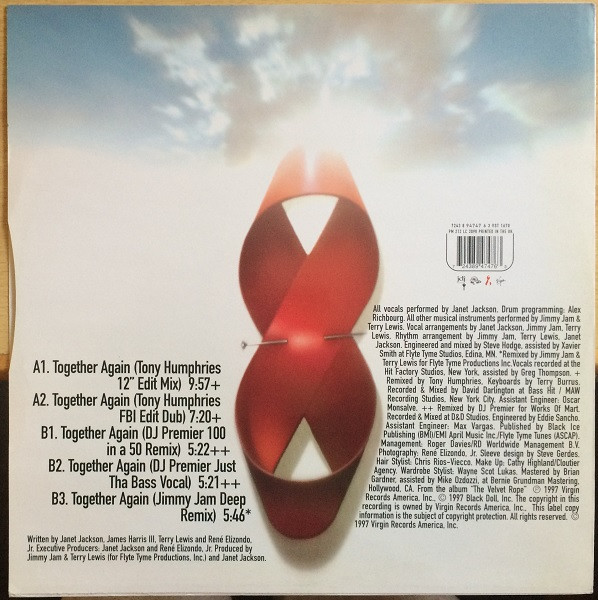 Janet - Together Again | Virgin (7243 8 94747 6 3) - 2