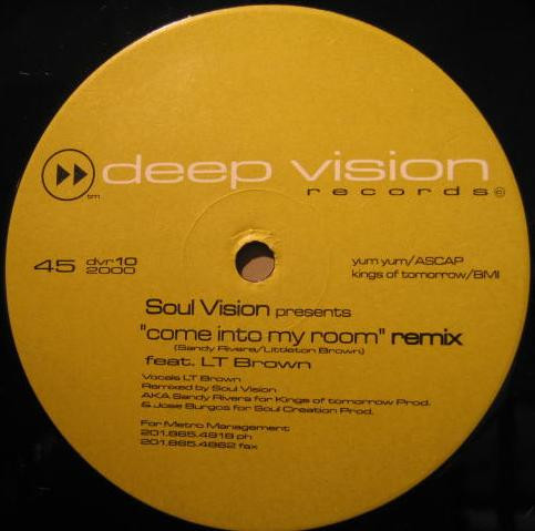 Soul Vision Featuring LT Brown - Come Into My Room | Deep Vision Records (DVR010) - 2