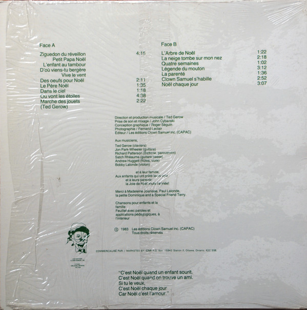 Suzanne Pinel - Noël Avec Suzanne Pinel | Les Editions Clown Samuel Inc. (CS 505)