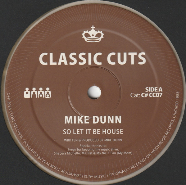 Mike Dunn - So Let It Be House | Clone Classic Cuts (C# CC07)