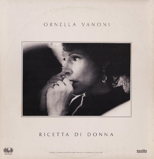 Ornella Vanoni - Ricetta Di Donna | CGD (CGD 20227) - main Ornella Vanoni - Ricetta Di Donna | CGD (CGD 20227) - main