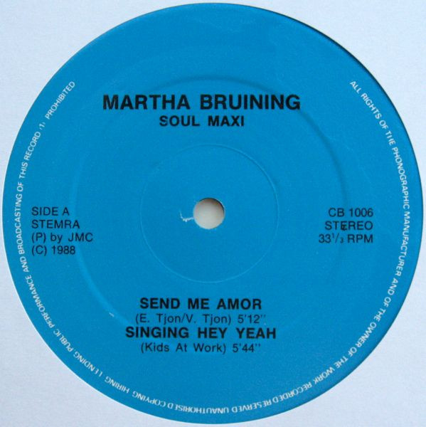 Martha Bruining - Soul Maxi | CB Records (CB 1006) - 2