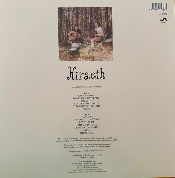 Sofie Birch & Antonina Nowacka - Hiraeth | Unsound (UNS012) - 2
