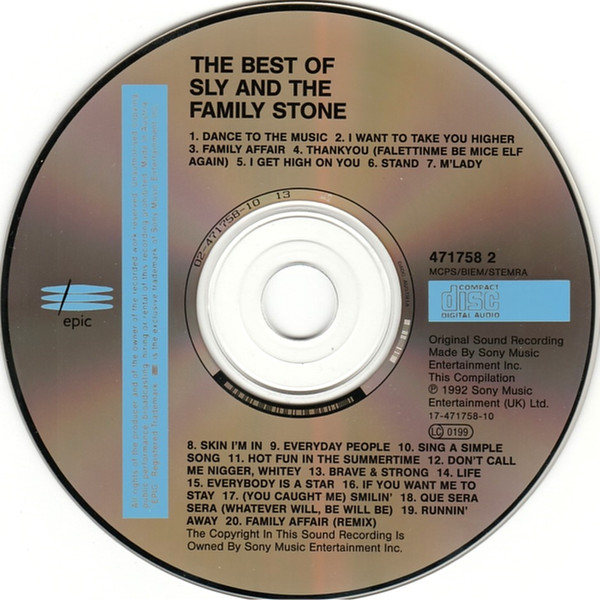 Sly & The Family Stone - The Best Of Sly And The Family Stone | Epic (471758 2) - 4 Sly & The Family Stone - The Best Of Sly And The Family Stone | Epic (471758 2) - 4