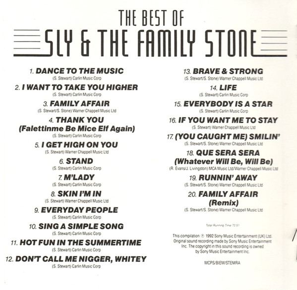 Sly & The Family Stone - The Best Of Sly And The Family Stone | Epic (471758 2) - 2 Sly & The Family Stone - The Best Of Sly And The Family Stone | Epic (471758 2) - 2