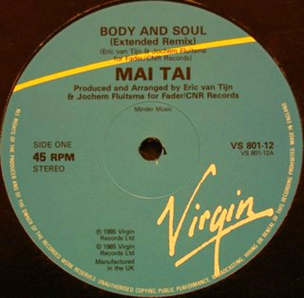 Mai Tai - Body & Soul (Extended Remix) | Virgin (VS 801-12)