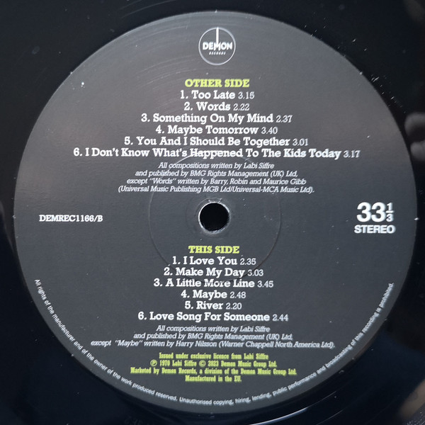 Labi Siffre - Labi Siffre | Demon Records (DEMREC1166) - 4