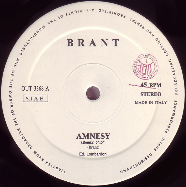 Roland Brant - Amnesy (Remix) | Out (OUT 3368) - 3