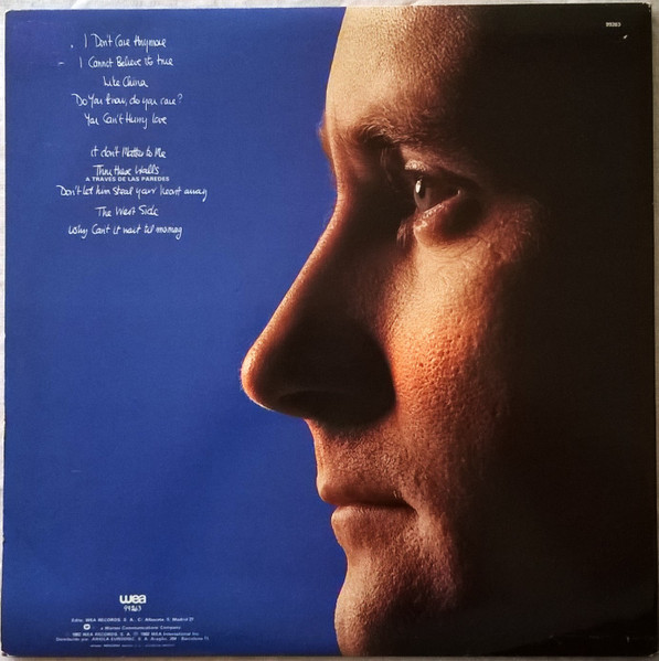Phil Collins - Hello, I Must Be Going! | WEA (99263) - 4 Phil Collins - Hello, I Must Be Going! | WEA (99263) - 4