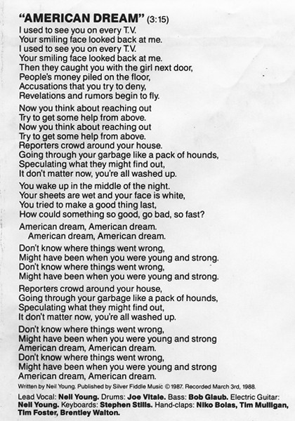 Crosby, Stills, Nash & Young - American Dream | Atlantic (781 888-1) - 6