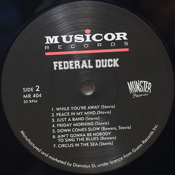 Federal Duck - Federal Duck | Munster Records (MR 404) - 2