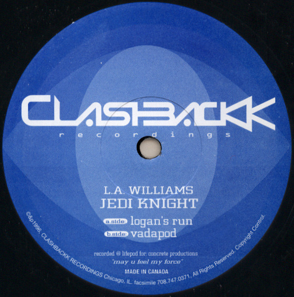 L.A. Williams - Jedi Knight | Clashbackk Recordings (CLASH-003) - main