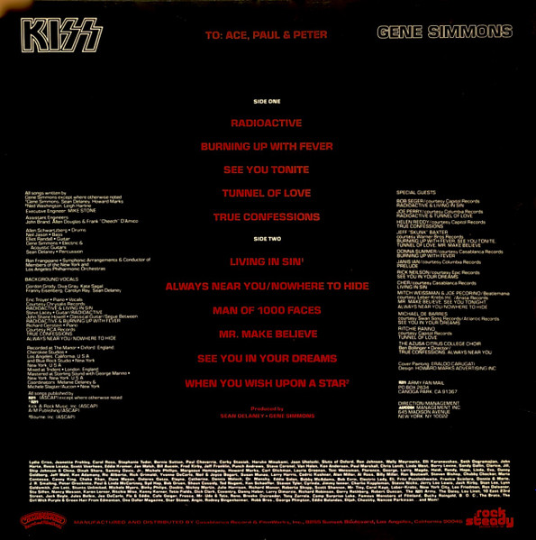 Kiss , Gene Simmons - Gene Simmons | Casablanca (NBLP 7120) - 2
