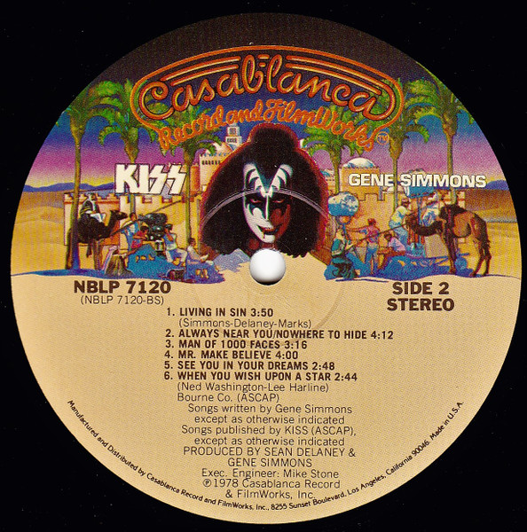 Kiss , Gene Simmons - Gene Simmons | Casablanca (NBLP 7120) - 4
