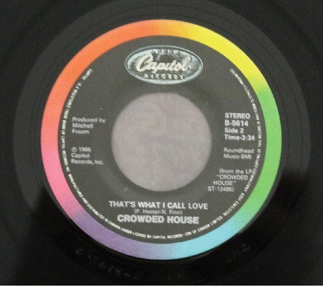 Crowded House - Don't Dream It's Over | Capitol Records (B-5614) - 2