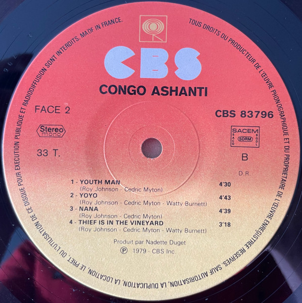 The Congos - Congo Ashanti | CBS (CBS 83796) - 4
