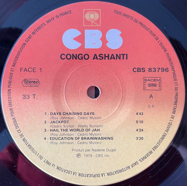 The Congos - Congo Ashanti | CBS (CBS 83796) - 3