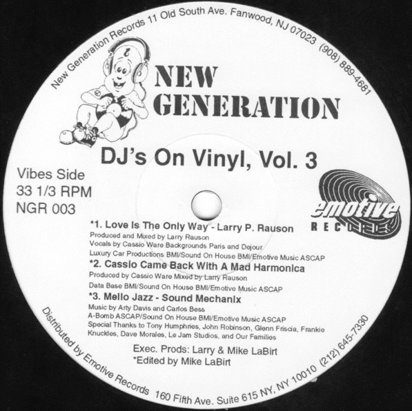 Various - DJ's On Vinyl, Vol. 3 | New Generation Records (NGR 003) - 2 Various - DJ's On Vinyl, Vol. 3 | New Generation Records (NGR 003) - 2