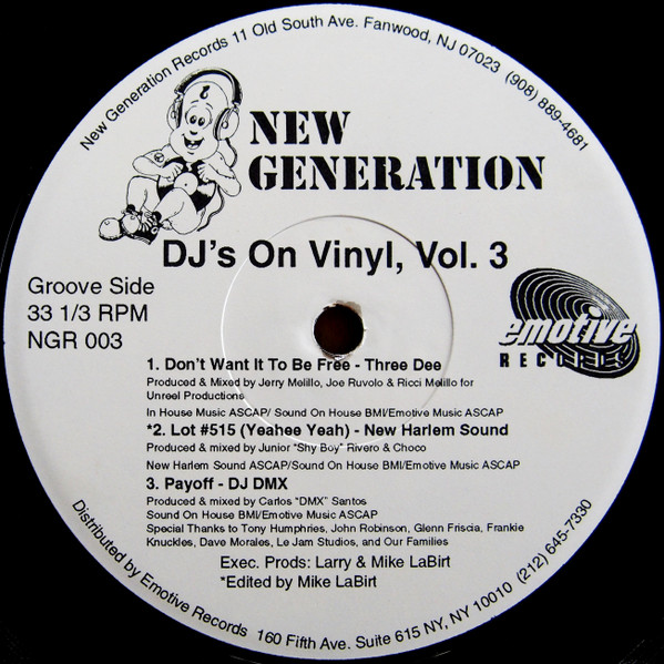 Various - DJ's On Vinyl, Vol. 3 | New Generation Records (NGR 003) - main Various - DJ's On Vinyl, Vol. 3 | New Generation Records (NGR 003) - main