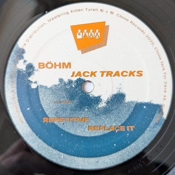 Böhm - Jack Tracks | Clone Jack For Daze (CJFD46)