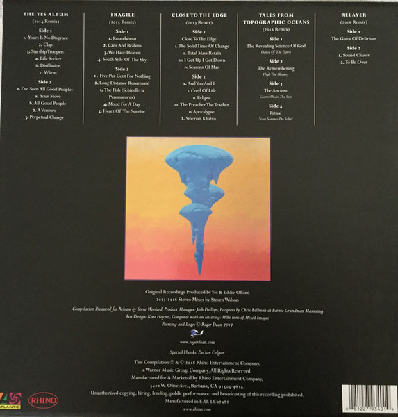 Yes - Fragile (The Steven Wilson Remixes) [Vinyl] | Rhino Records (R1 562476) - 4
