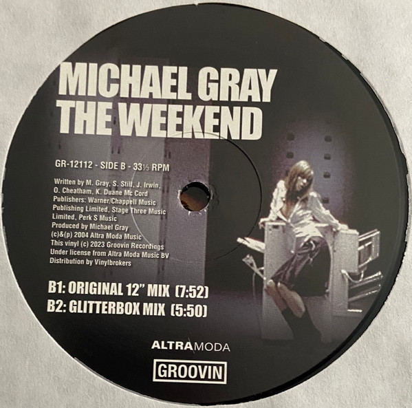 Michael Gray - The Weekend | Groovin Recordings (GR-12112) - 4