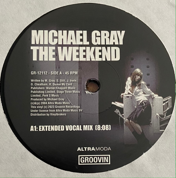 Michael Gray - The Weekend | Groovin Recordings (GR-12112) - 3