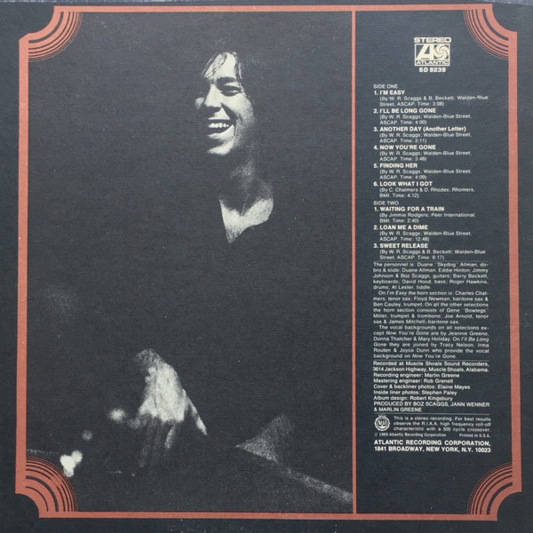 Boz Scaggs - Boz Scaggs | Atlantic (SD 8239) - 4