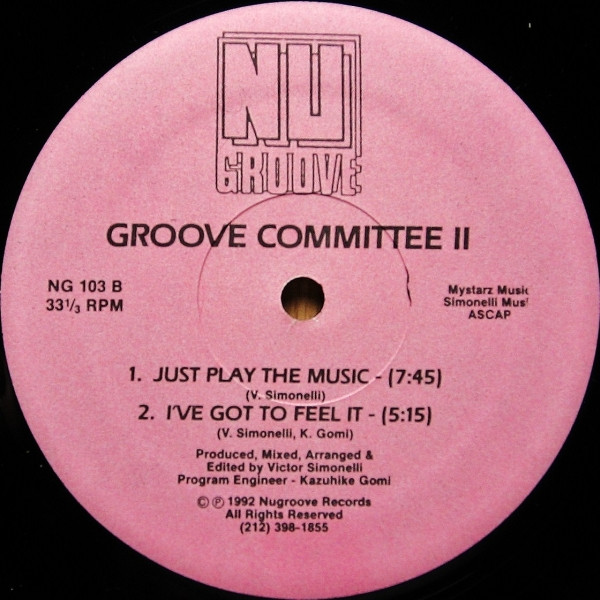 Groove Committee - Dirty Games | Nu Groove Records (NG 103) - 2