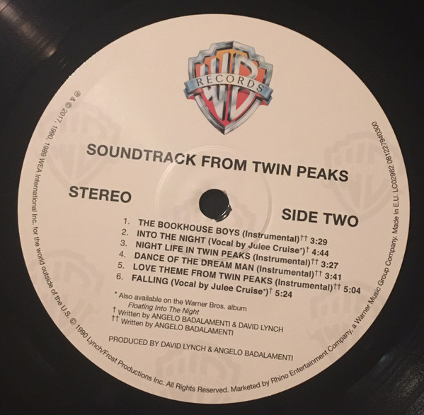 Angelo Badalamenti - Music From Twin Peaks | Warner Bros. Records (081227940300) - 4