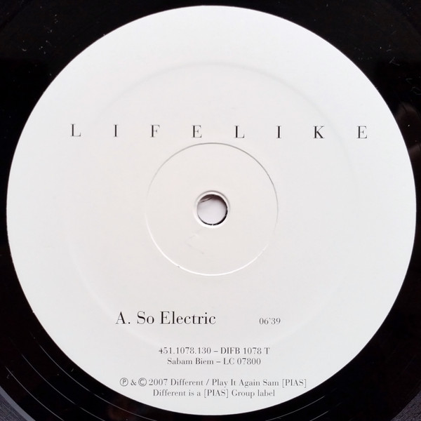 Lifelike - So Electric | Different (DIFB 1078 T) - 3