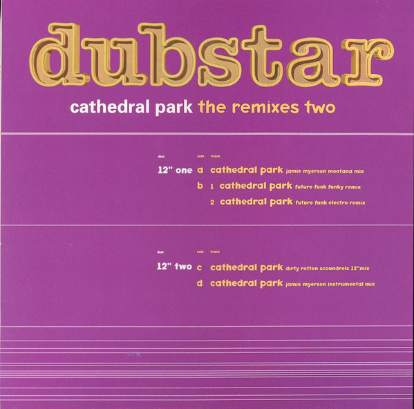 Dubstar - Cathedral Park - The Remixes Two | Food (12foodjd104)