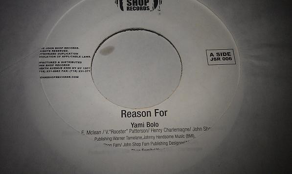 Yami Bolo - Reason For | John Shop Records (JSR 006)