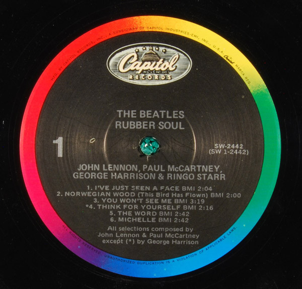 The Beatles - Rubber Soul | Capitol Records (SW-2442) - 3