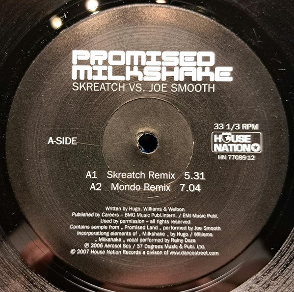 Skreatch Vs. Joe Smooth - Promised Milkshake | House Nation (HN 77089-12)