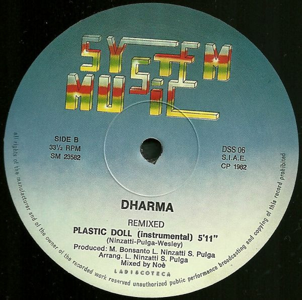 Dharma - Plastic Doll | La Discoteca (DSS 06) - 4
