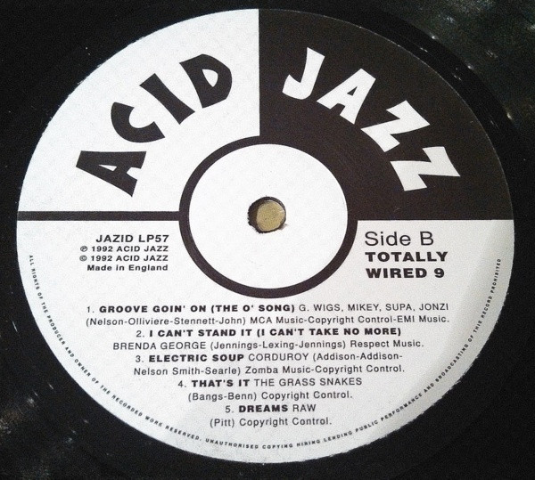 Various - Totally Wired Nine | Acid Jazz (JAZID LP 57) - 4 Various - Totally Wired Nine | Acid Jazz (JAZID LP 57) - 4
