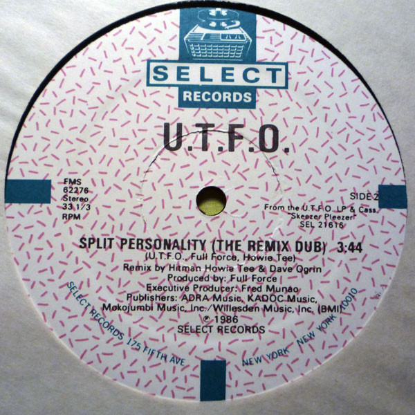 U.T.F.O. - Split Personality | Select Records (FMS 62276) - 2