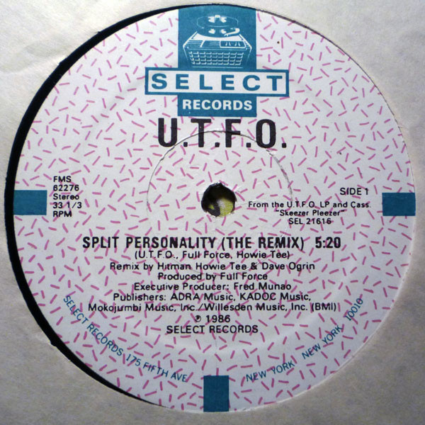 U.T.F.O. - Split Personality | Select Records (FMS 62276) - main