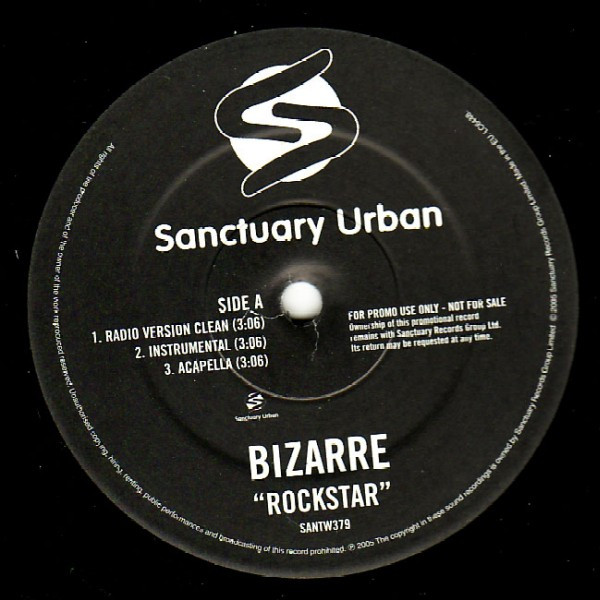 Bizarre - Rockstar / I'm So Cool | Sanctuary Urban (SANTW379)