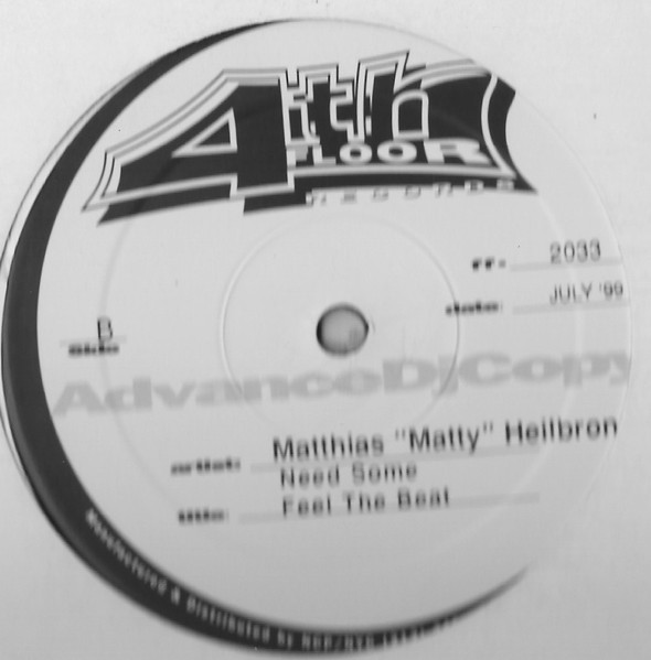 Matthias Heilbronn - The Bass Ale EP | 4th Floor Records (FF 2033)