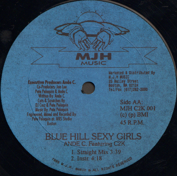 C2K Featuring Ande C. - Blue Hill | MJH Music (MJH C2K 001) - 2